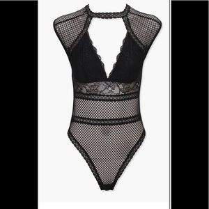 BRAND NEW CUTOUT LACE LINGERIE BODYSUIT